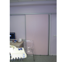 Рентгенозащитные двери, ставни, ширмы Дверь рентгенозащитная откатная (облегчённая)