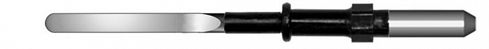 Электрод-нож прямой короткий с креплением 4 мм0