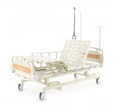 Медицинские кровати Med-Mos E-31 (ММ-3014Н-00) 3 функции с растоматом и полкой