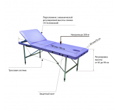 Массажные кушетки и столы MASS-STOL Модель "Премиум"